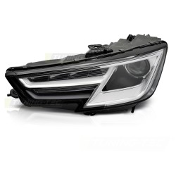 Phare Xénon Noir Côté Gauche TYC pour AUDI A4 B9 15-19