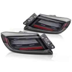 Feux arrière LED BAR noirs séquentiels pour TOYOTA GR86 21-