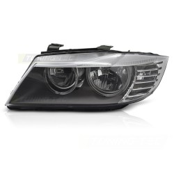 Phare noir côté gauche TYC compatible BMW E90 E91 LCI 09-11