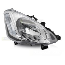 Phare chromé côté droit TYC compatible CITROEN BERLINGO 12-18