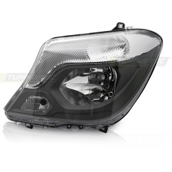Phare noir côté gauche TYC pour MERCEDES SPRINTER W906 13-18