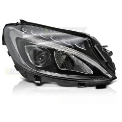 Phare avant LED noir côté droit TYC pour MERCEDES W205 14-18
