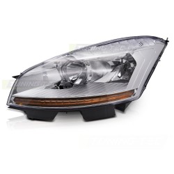 Phare chromé côté gauche TYC pour CITROEN C4 PICASSO 06-10