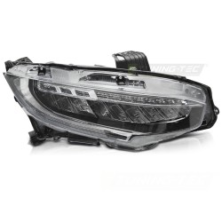 Phare avant FULL LED côté droit TYC pour HONDA CIVIC X 16-21