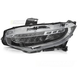 Phare avant gauche FULL LED TYC pour HONDA CIVIC X 16-21