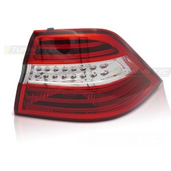 Feu arrière LED rouge blanc côté droit TYC pour MERCEDES W166 11-15