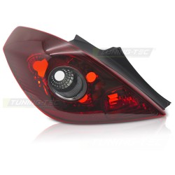 Feu arrière rouge fumé sport côté gauche TYC pour OPEL CORSA D 06-11 3D