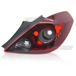 Feu arrière rouge fumé sport côté droit TYC pour OPEL CORSA D 06-11 3D