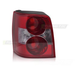 Feu arrière rouge blanc côté gauche TYC compatible VW Passat 3BG 00-05 Variant