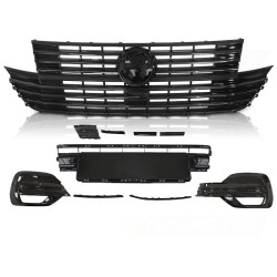 Calandre sport noire brillante avec logo pour VW T6.1 2020-2023