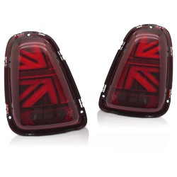 FEUX ARRIÈRE LED ROUGES compatibles MINI COOPER R56 R57 R58 R59 06-14
