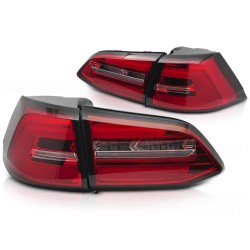 Feux arrière LED rouge blanc séquentiel pour VW Golf 7 13-17 SW