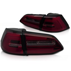 Feux arrière LED rouge fumé séquentiel pour VW Golf 7 13-17 SW