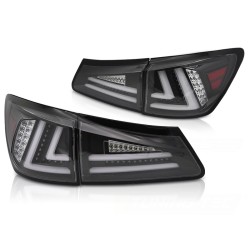 Feux arrière LED noirs séquentiels pour LEXUS IS II 06-13