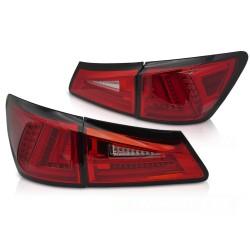 Feux arrière LED rouge blanc séquentiel pour LEXUS IS II 06-13