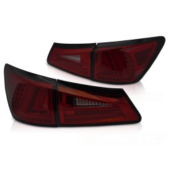 Feux arrière LED rouge fumé séquentiel pour LEXUS IS II 06-13