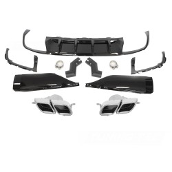 Diffuseur Sport Double Sortie compatible VW Arteon 20-