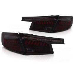 Feux arrière LED noir rouge fumé pour HONDA CIVIC XI 21- HATCHBACK