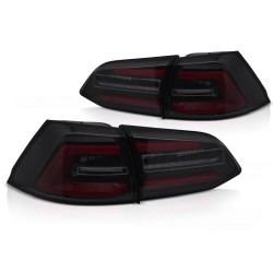 Feux arrière LED fumée noire avec séquentiel rouge pour VW Golf 7 13-17 SW