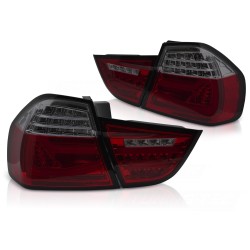 Feux arrière à LED rouge fumé séquentiel pour BMW E90 09-11