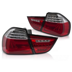 Feux arrière à LED rouge blanc séquentiel pour BMW E90 09-11