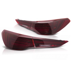 Feux arrière LED rouges séquentiels look laser pour BMW G22 G23 20-