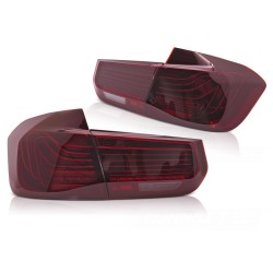 Feux arrière laser LED séquentiels rouges compatibles BMW F30 11-18
