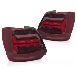 FEUX ARRIÈRE LED BAR ROUGE pour VW POLO V 09-17