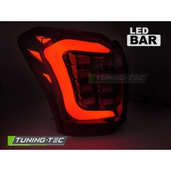 Feux arrière LED BAR rouge fumé pour SUBARU FORESTER IV 13-18