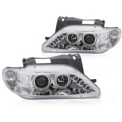 Phares CITROEN XSARA 97-00 ANGEL EYES CHROME
