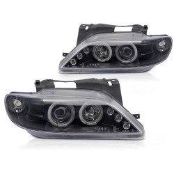 Phares CITROEN XSARA 97-00 ANGEL EYES NOIRS