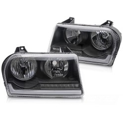 Phares CHRYSLER 300 05-08 TUBE LIGHT NOIRS