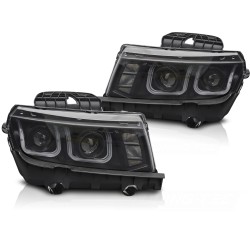 Phares LED Noirs CHEVROLET CAMARO 13-15