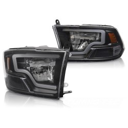 Phares DODGE RAM 09-18 TUBE LIGHT NOIR LED