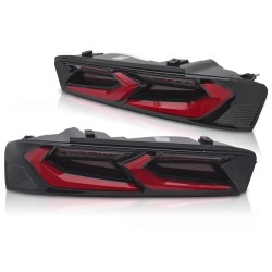 Feux arrière LED rouge noir pour CHEVROLET CAMARO 16-18