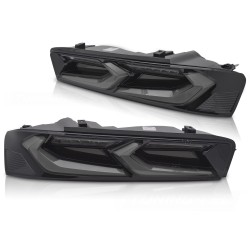 Feux arrière LED fumés noirs pour CHEVROLET CAMARO 16-18