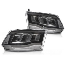 Phares avant LED DRL pour DODGE RAM 09-18