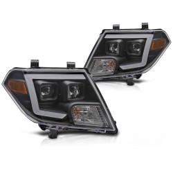 Phares NISSAN NAVARA FRONTIER 09-14 TUBE LIGHTS NOIRS