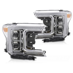 Phares avant FULL LED chrome pour FORD F150 MK13 17-20
