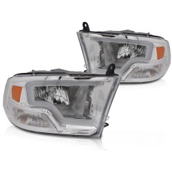 Phares DODGE RAM 09-18 TUBE LIGHT CHROME