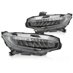Phares FULL LED compatibles HONDA CIVIC X 16-21