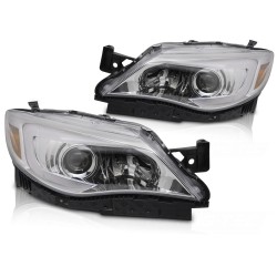 Phares TUBE LIGHT chrome compatibles SUBARU WRX 14-17