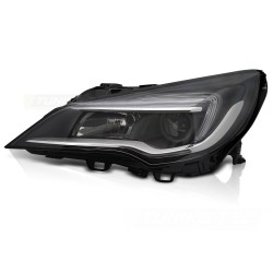 Phare avant gauche noir TYC compatible OPEL ASTRA K 15-19