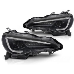 Phares TOYOTA GT86 12-21 TUBE LED NOIR