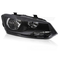 Phare avant droit noir H7 TYC compatible VW Polo 6R 09-14