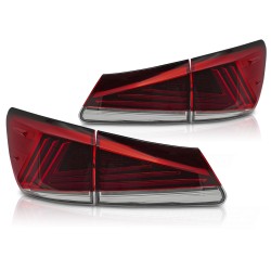 Feux arrière LED rouges compatibles LEXUS IS II 06-13