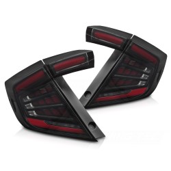 Feux arrière LED fumés pour HONDA CIVIC X 16-21 HATCHBACK
