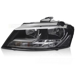 Phare avant gauche noir TYC pour AUDI A3 8P 08-12
