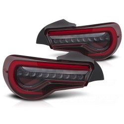 Feux arrière TOYOTA GT86 12-21 LED BAR ROUGE