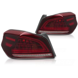 Feux arrière LED rouges compatibles SUBARU WRX 14-21